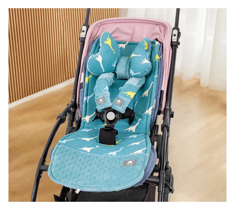 Coussin de Siège Poussette 3 pièces instaler sur une poussette- Astucebambin