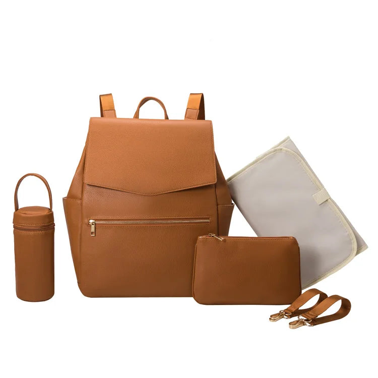 Sac a langer marron vegan