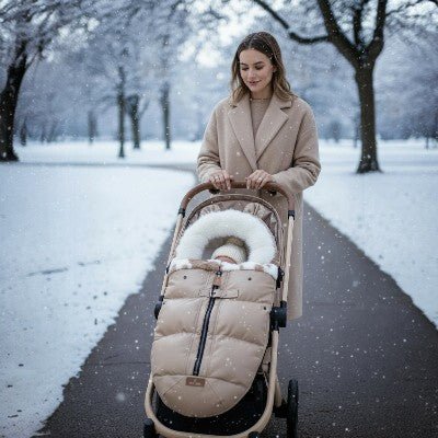 CHANCELIERE BEBE Beige| CozyWinter™ - Astucebambin