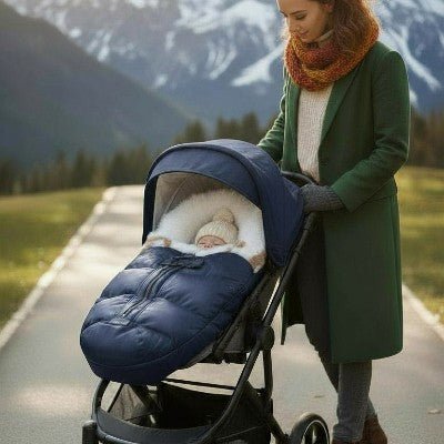 CHANCELIERE BEBE Bleu | CozyWinter™ - Astucebambin