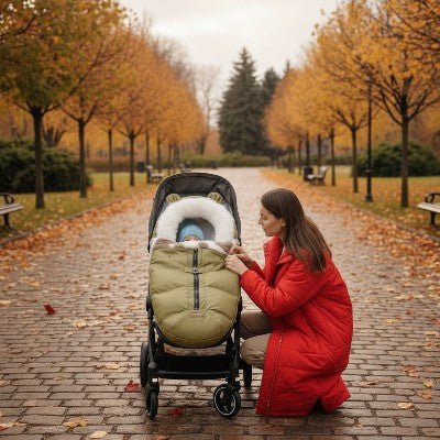 CHANCELIERE BEBE Kaki | CosyWinter™ - Astucebambin