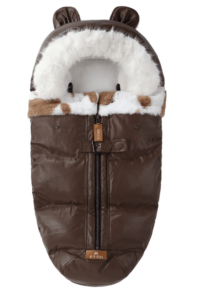 CHANCELIERE BEBE Marron – Chaude et imperméable | CosyWinter™