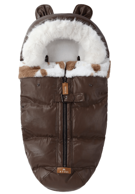 CHANCELIERE BEBE Marron – Chaude et imperméable | CosyWinter™