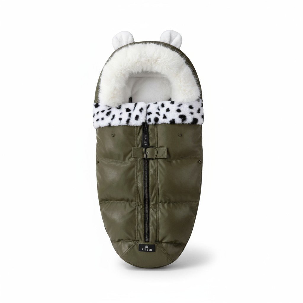 CHANCELIERE BEBE vert militaire | CozyWinter™ - Astucebambin