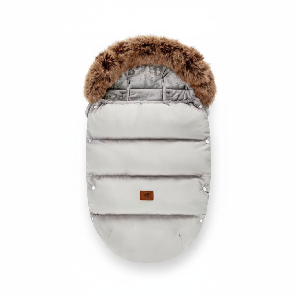 Chancelière poussette gris