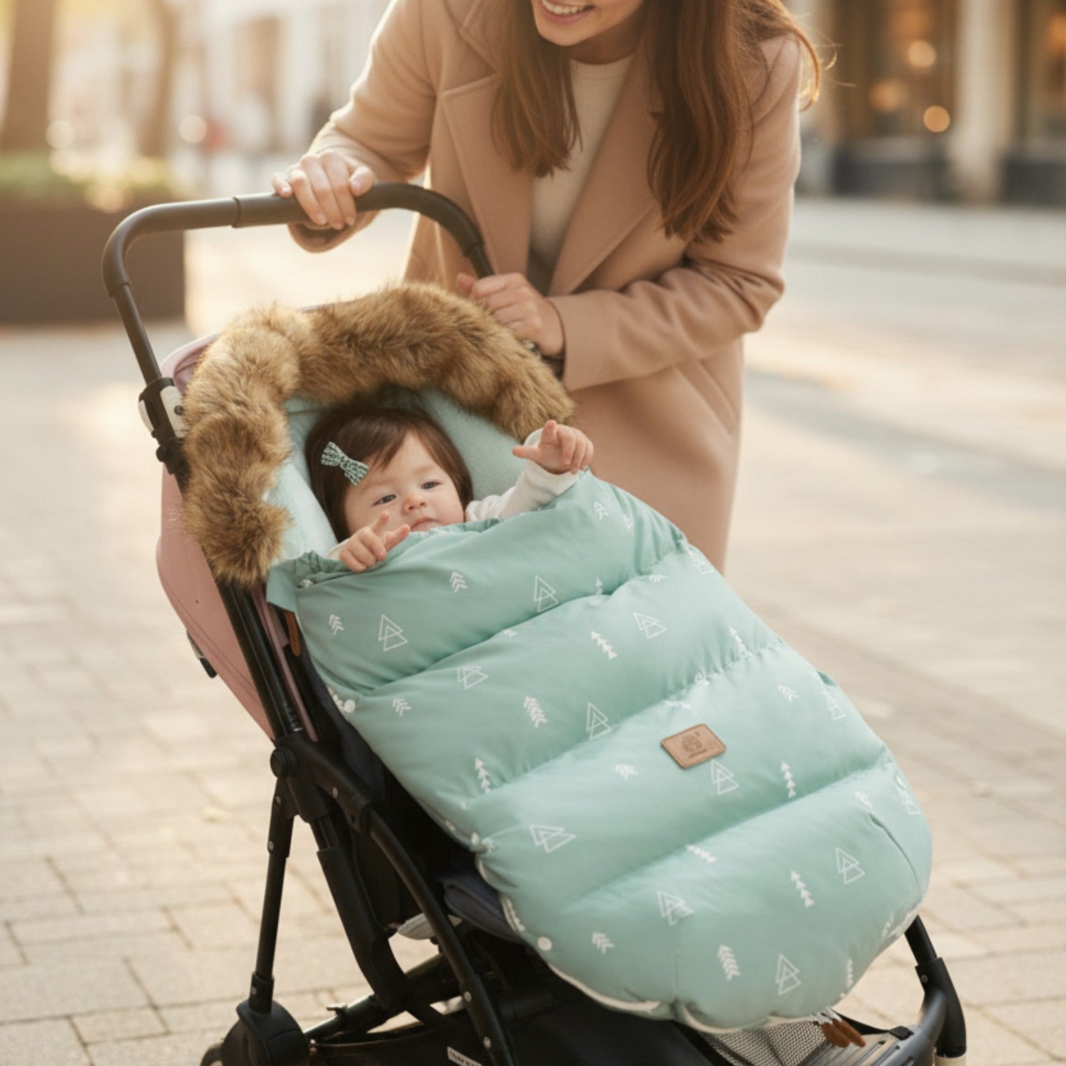 Chancelière poussette | CocoonShield™ - Astucebambin