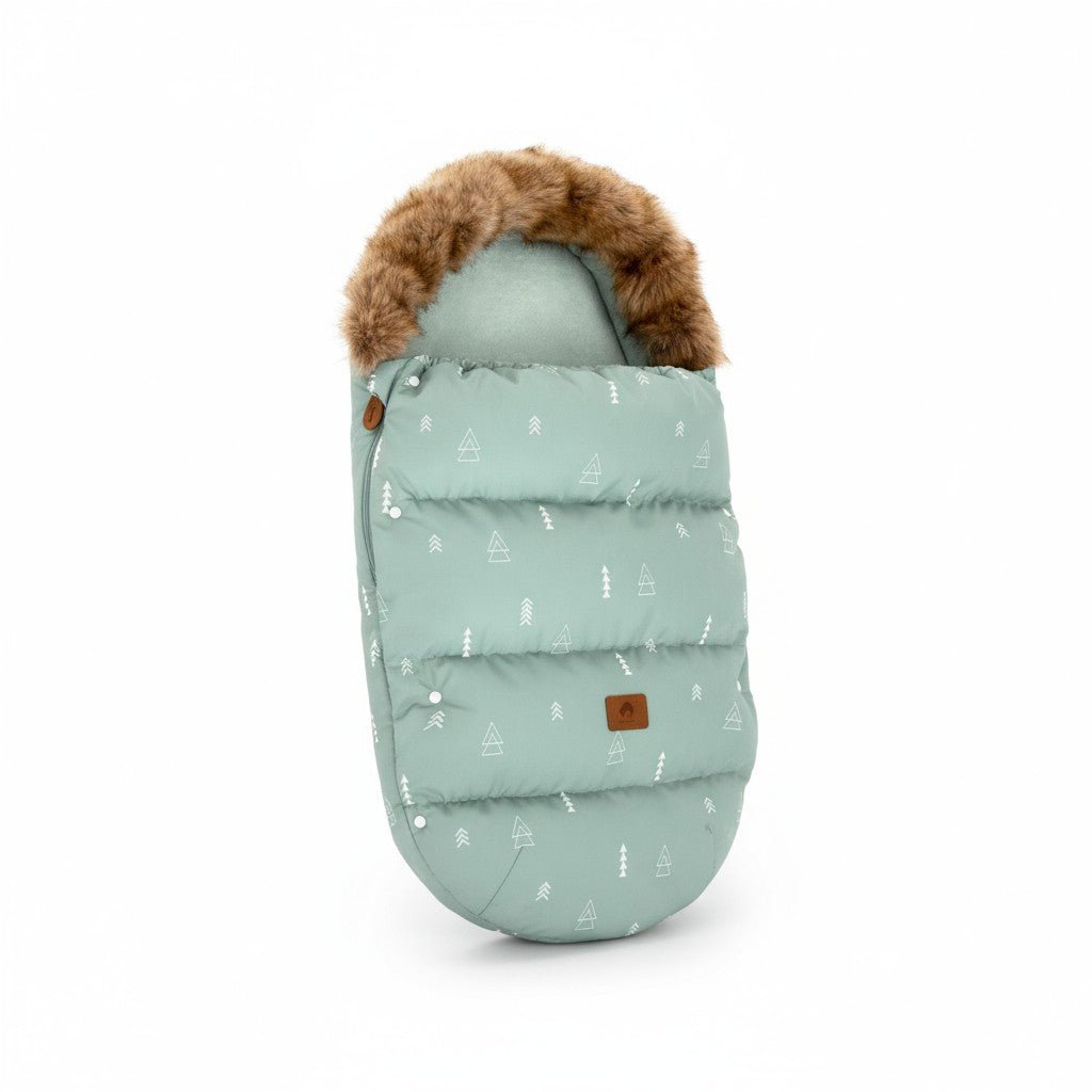 Chancelière poussette bleu