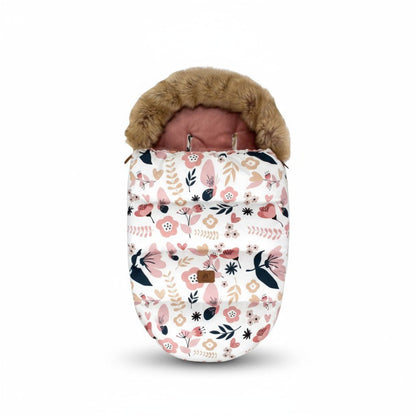 Chancelière poussette Fleures