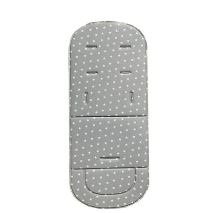 Coussin de poussette 4 saisons gris clair – confort respirant pour bébé – AstuceBambin