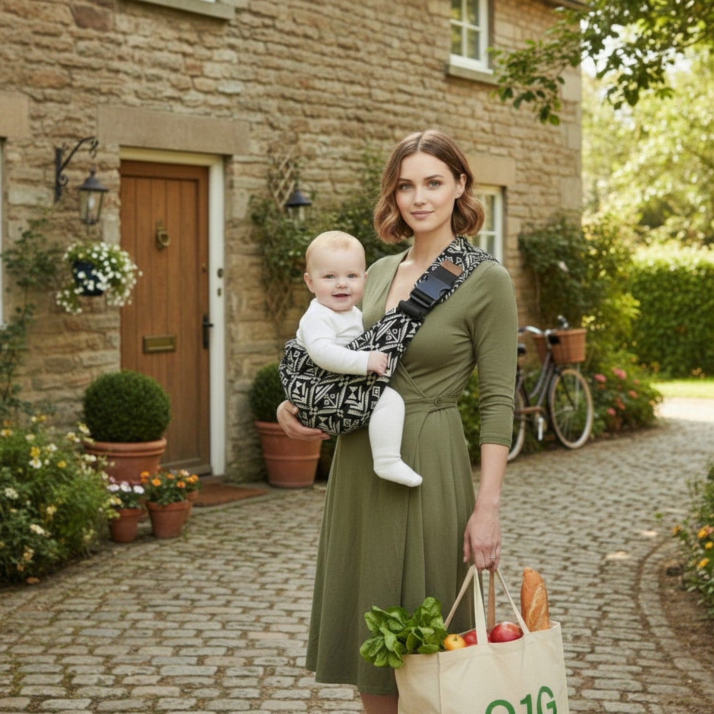 Maman_portant_son_bebe_dans_un_porte-bebe_a_l_exterieur