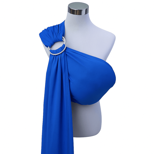 Echarpe de portage sling bleue | ÉcoPort™ - Astucebambin