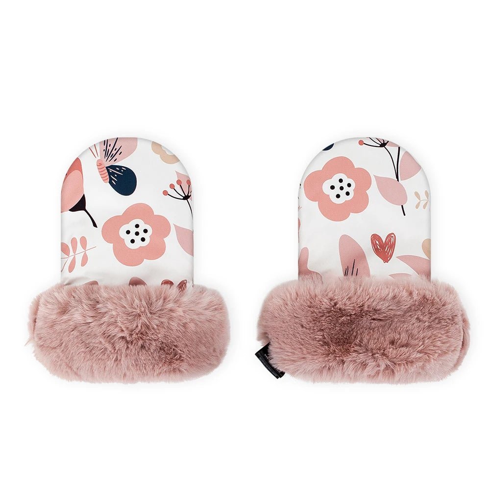 Gants d’hiver fleurs