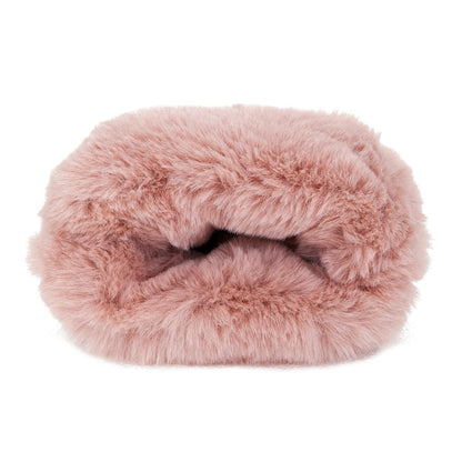 Gants d’hiver avec fourrure rose
