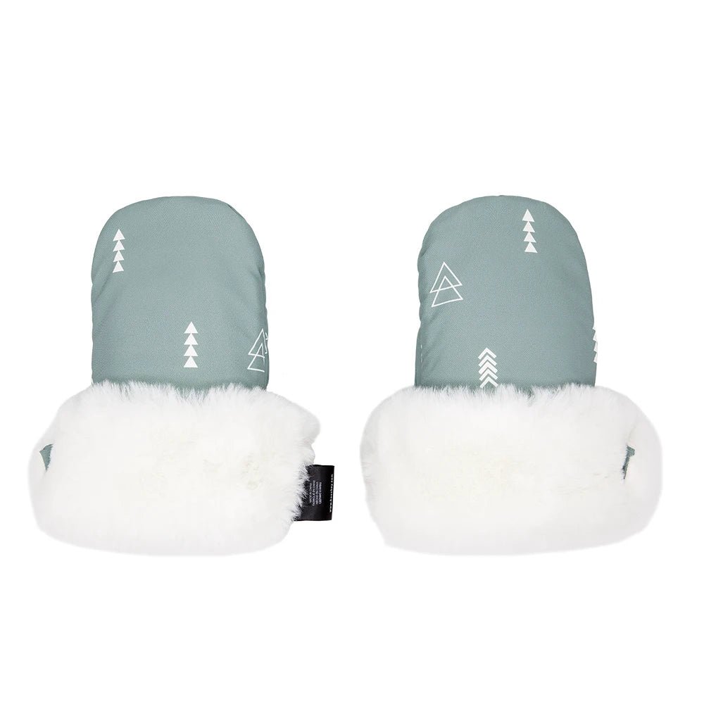 Gants d’hiver vert fleches