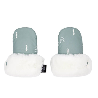 Gants d’hiver vert fleches