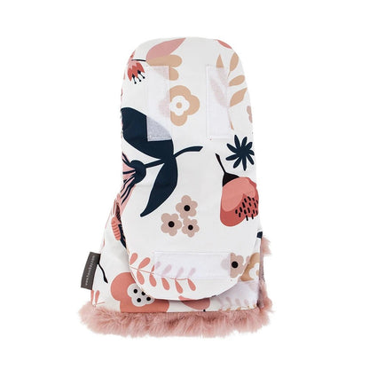 Gants d’hiver avec motifs fleurs