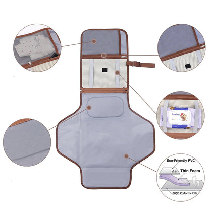 Matelas à langer nomade | MumzyBag™ - Astucebambin