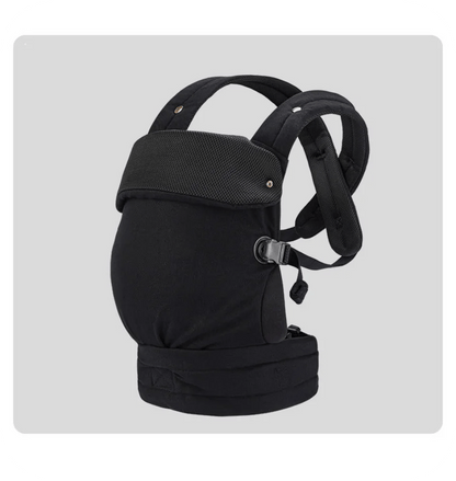 Porte bebe noir BambinEase™ – ergonomique et confortable pour nouveau-né – Astucebambin
