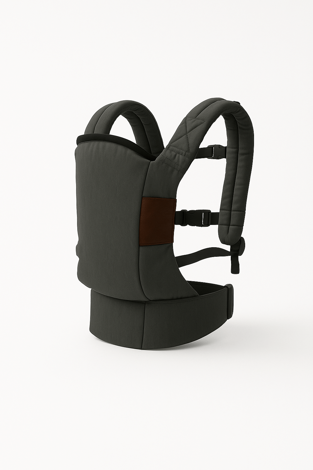 Porte-bébé physiologique noir Cuddlee™ – ergonomique, réglable et conçu pour le confort du dos de bébé – Astucebambin