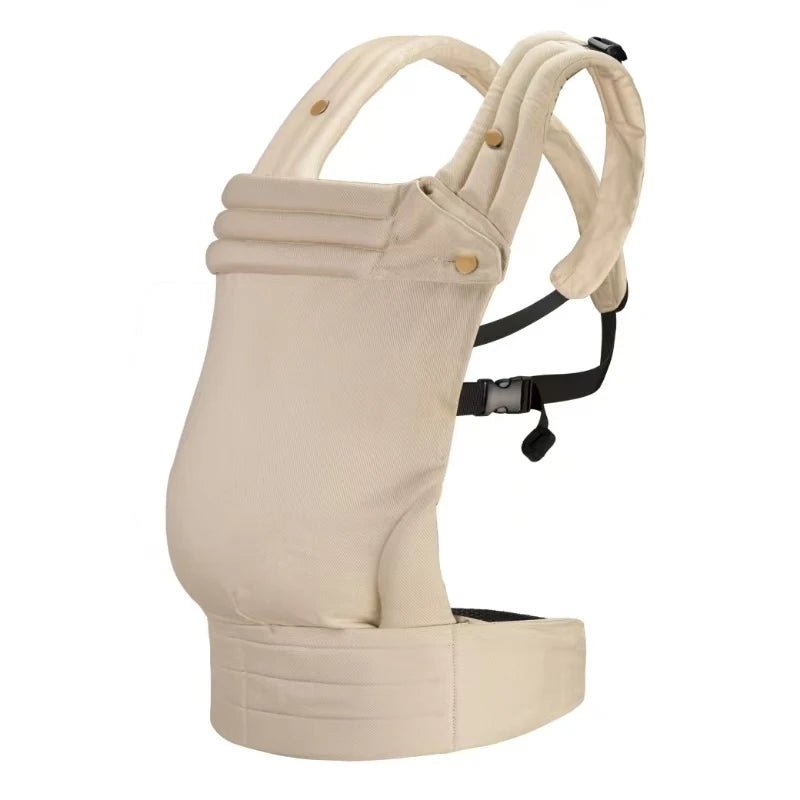 Porte bébé ergonomique beige ErgoBambino™ – respirant, confortable et ajustable pour bébé – Astucebambin