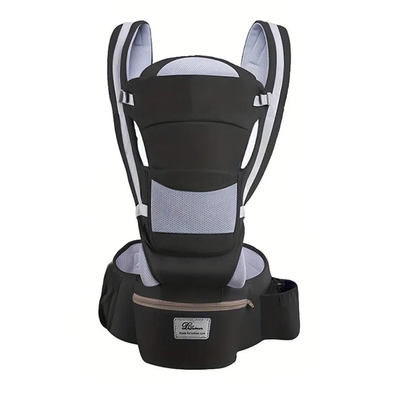 Porte bébé Kangourou  noir Évoli™ – ergonomique, respirant et confortable pour bébé – Astucebambin