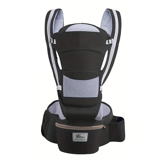 Porte bébé Kangourou  noir Évoli™ – ergonomique, respirant et confortable pour bébé – Astucebambin