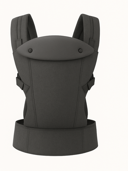 Porte bébé Évolutif gris anthracite Movéa™ – ergonomique, respirant et confortable pour bébé – Astucebambin