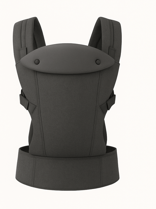Porte bébé Évolutif gris anthracite Movéa™ – ergonomique, respirant et confortable pour bébé – Astucebambin