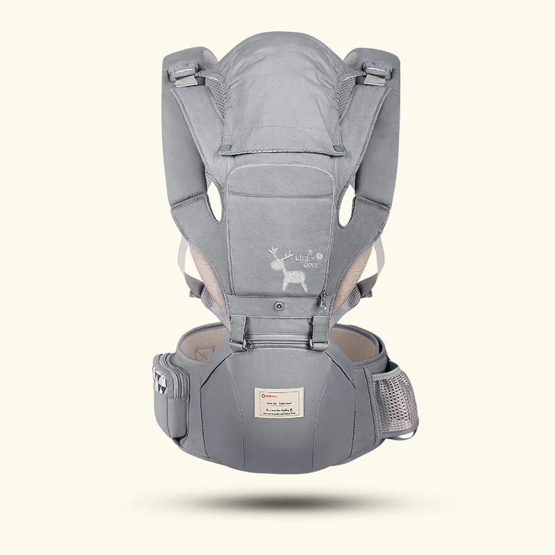 Porte-bébé Flip gris | HeartNest™ - Astucebambin
