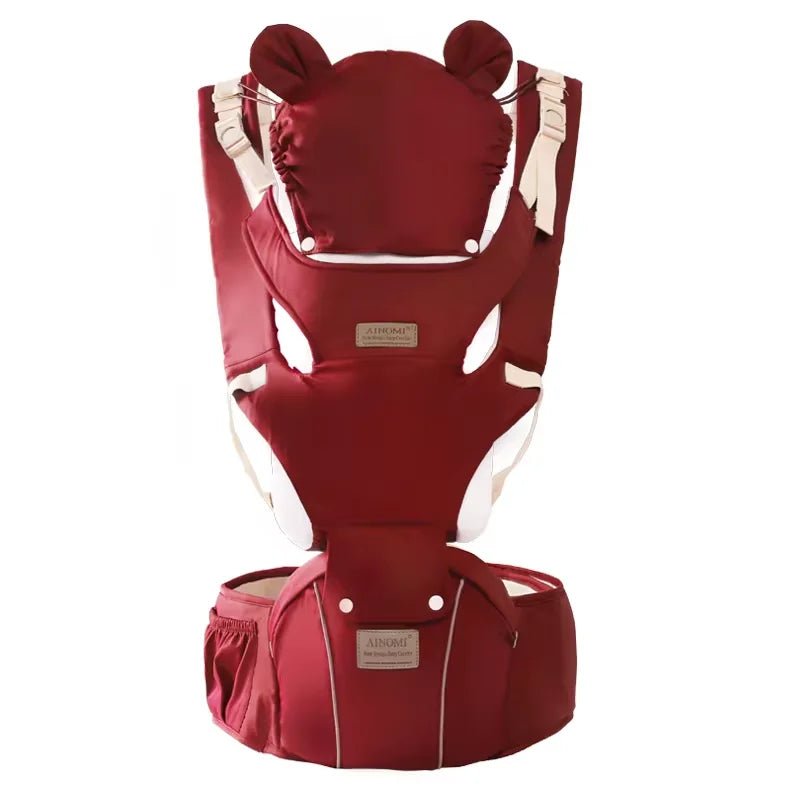 PORTE BEBE physiologique rouge Nino™ – portage sécurisé et confortable pour bébé – Astucebambin