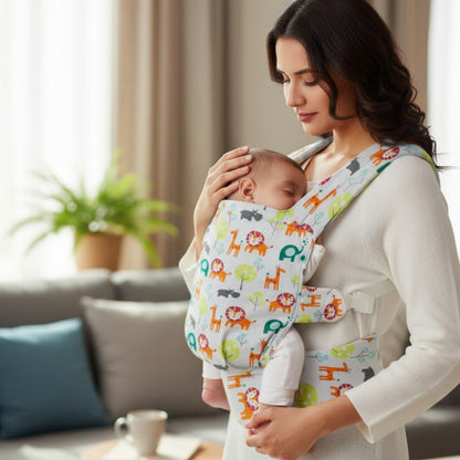 Porte BEBE évolutif PortaZen™ – maman tenant son bébé à la maison, portage doux et sécurisé – Astucebambin