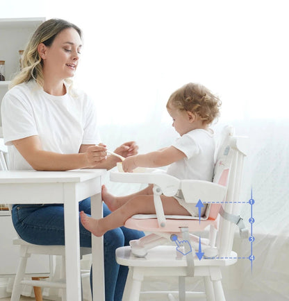 Rehausseur de chaise bébé nomade – repas avec maman – Astucebambin