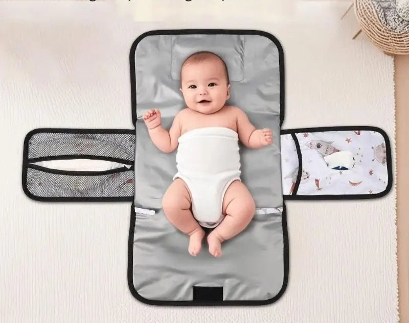mise ne scene avec bebe sur un Tapis a Langer | Mellopad ™ - Astucebambin